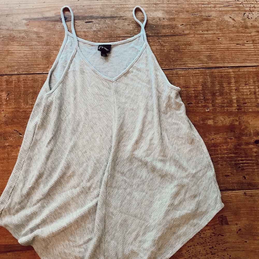 Grey art class tank top